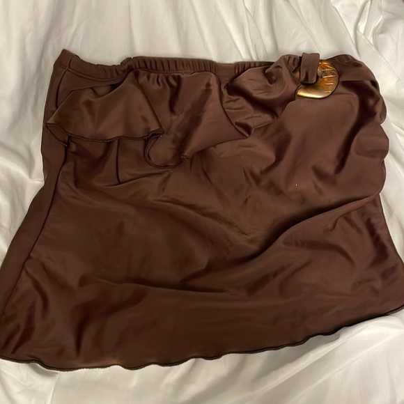 Brown strapless bikini - Picture 2 of 8